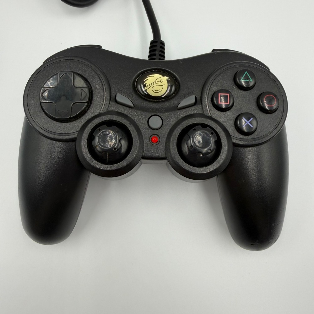 Pelican PL-6604 Wired Controller for Sony PlayStation 2 PS2 Black Gamepad